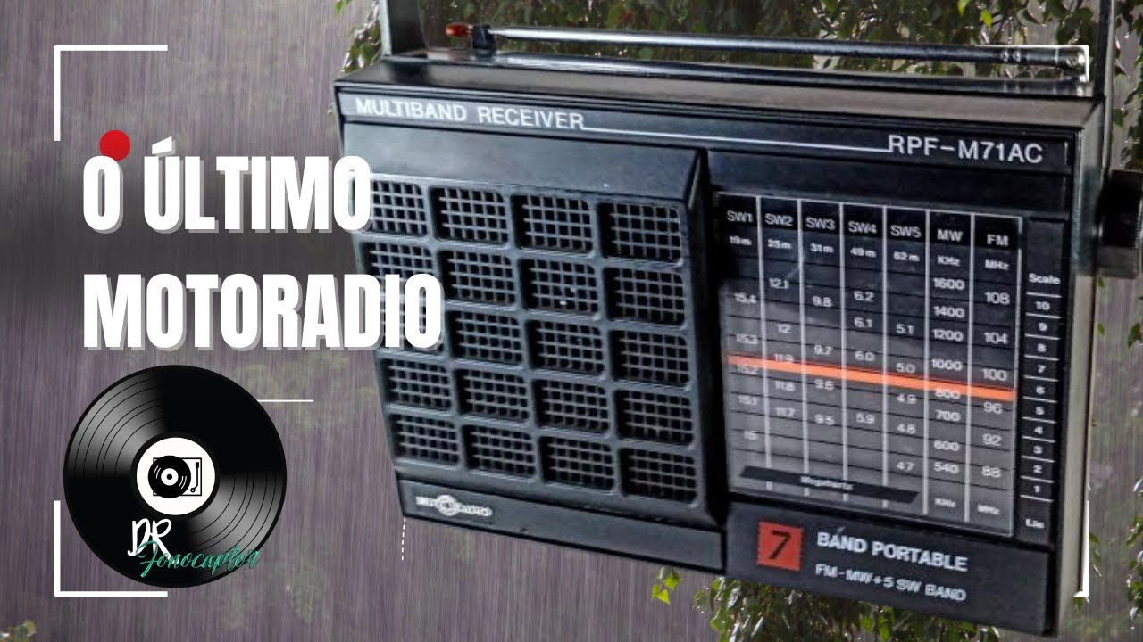 📻 O Último Rádio da Motoradio em Ação! Escuta em Ondas Curtas na Natureza