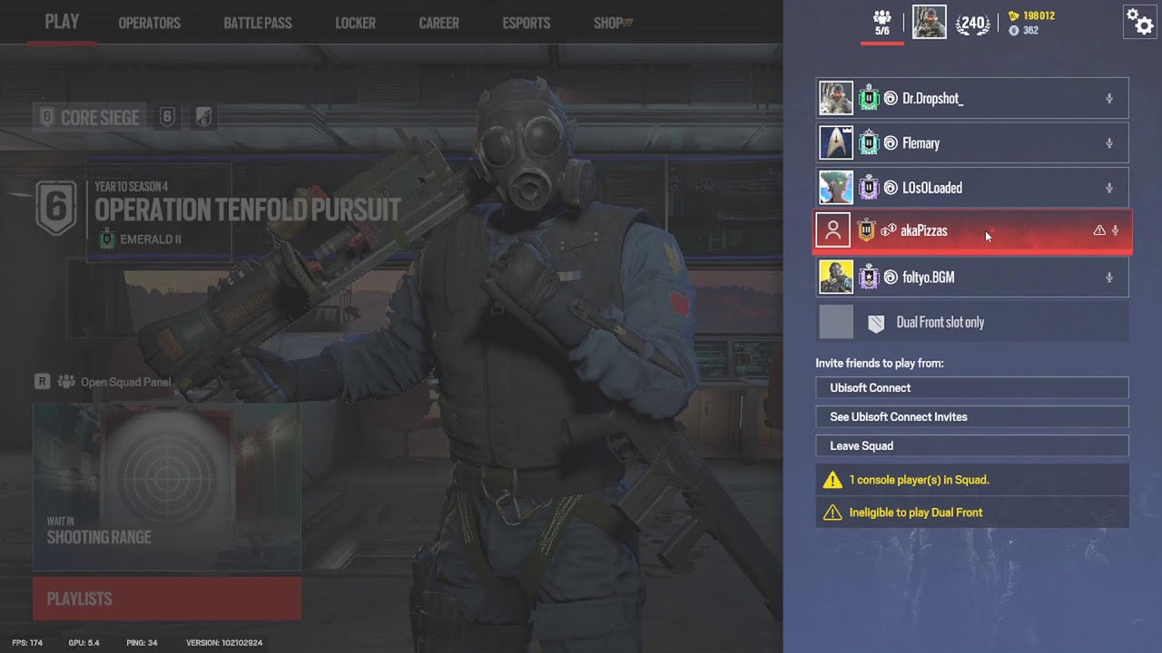 WILL TODAY BE 50/50 AGAIN ( I hope not )!!! Rainbow Six Siege