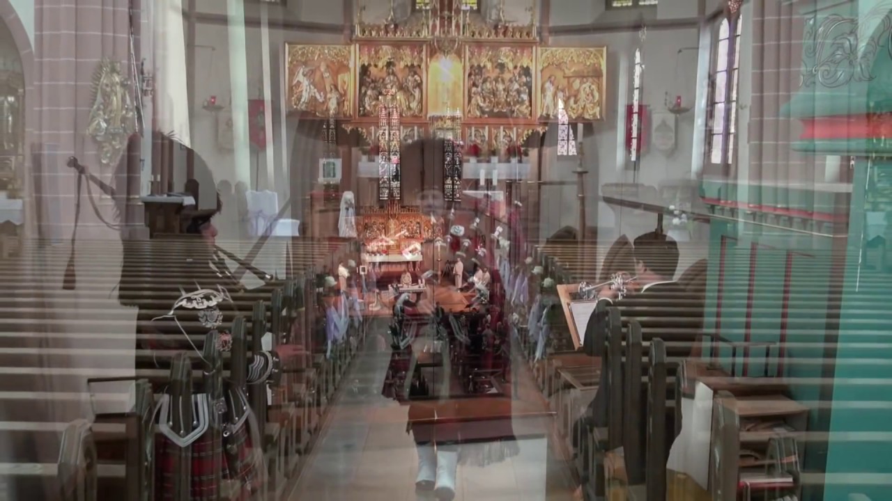 Hochzeit Hausach Highland Cathedral mit Dudelsack,Trompete u. Orgel