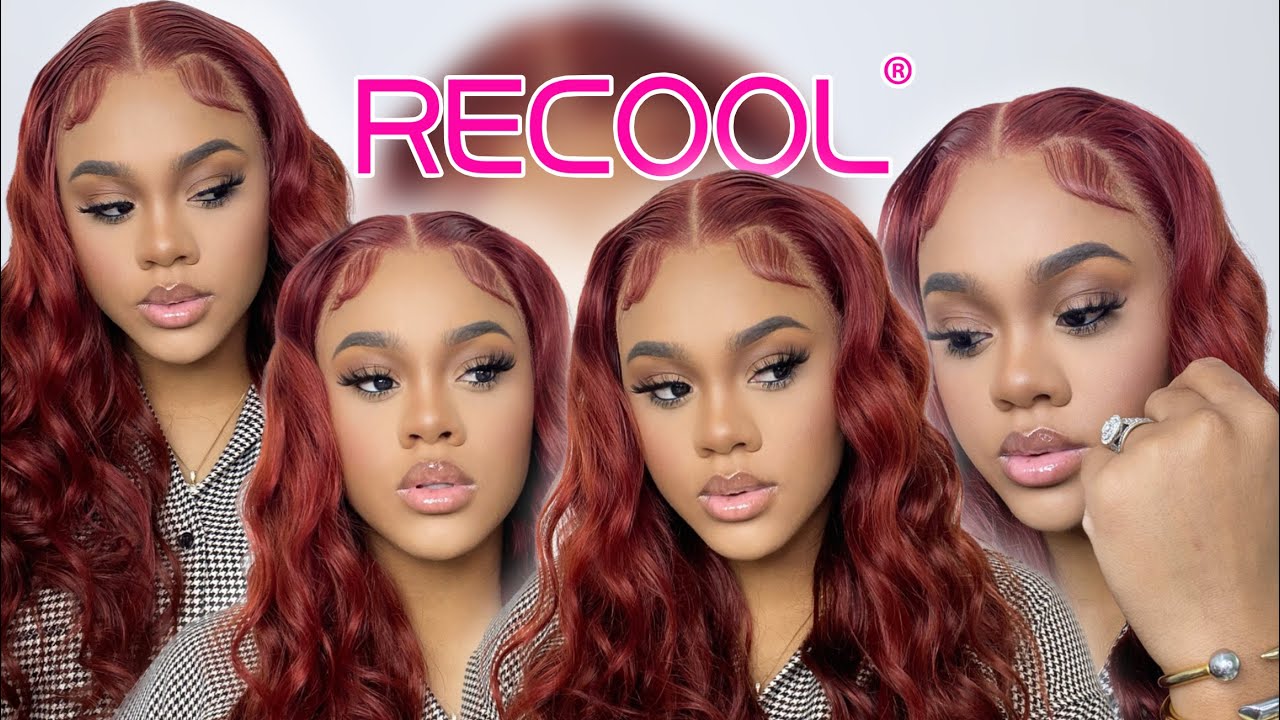 MUST HAVE! REDDISH BROWN FRONTAL WIG INSTALL | STEP BY STEP FT. RECOOL HAIR