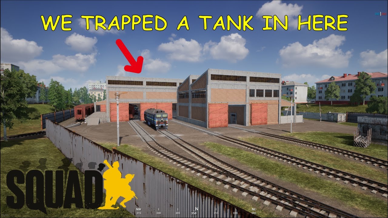 WE TRAPPED A TANK IN A BUILDING! | Squad Questionable Tactics & Poor Execution (Driving Edition)