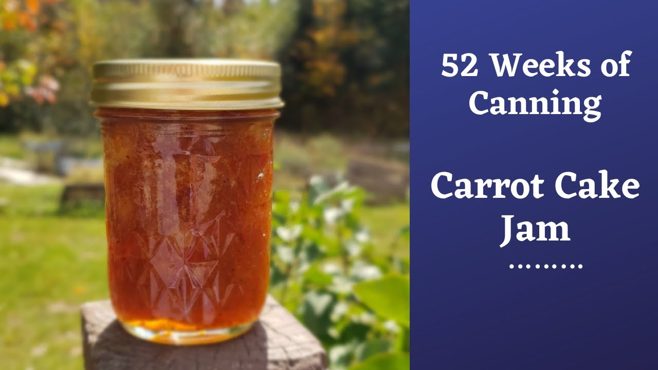 Carrot Cake Jam - 52 Weeks of Canning
