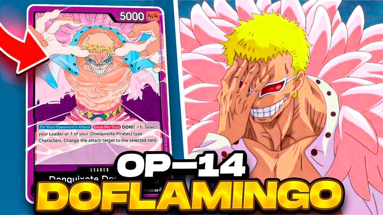 DONQUIXOTE DOFLAMINGO MORADO OP-14 | Deck Profile + Gameplay | Aprende a dominarlo