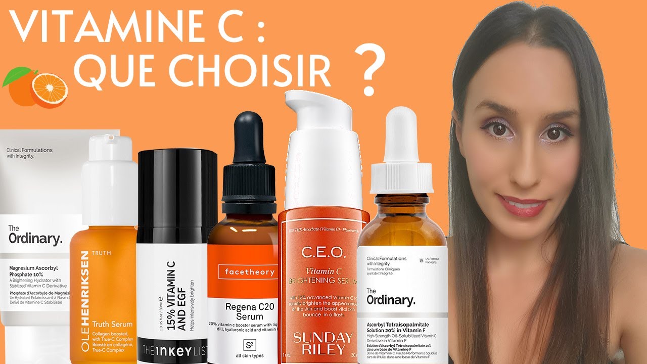 VITAMINE C: QUELS PRODUITS FAUT-IL CHOISIR? THE ORDINARY - OLE HENRIKSEN - FACETHEORY - SUNDAY RILEY