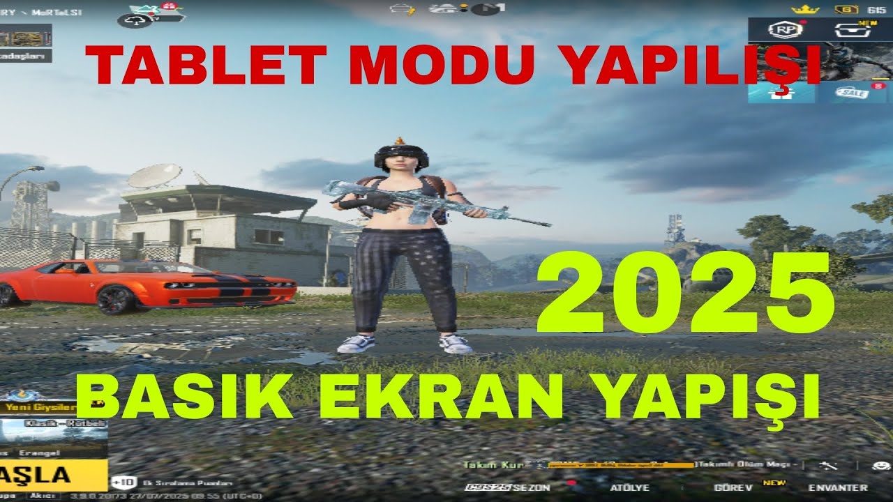 EN YENİ PUBG MOBİLE TABLET MODU NASIL YAPILIR BASIK EKRAN YAPIŞI 2025 ! PUBG MOBİLE