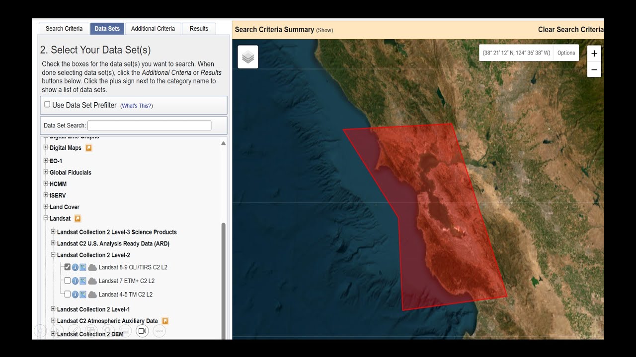 HOW TO DOWNLOAD LANDSAT 8 IMAGE FROM USGS EARTH EXPLORER