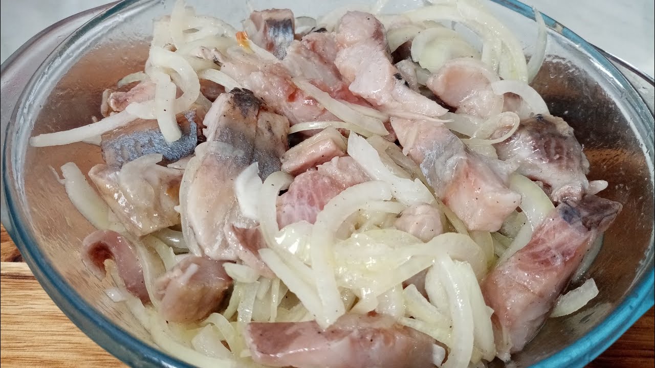 Быстрая закуска Селёдка с луком и уксусом! Вкус просто  Бомба!