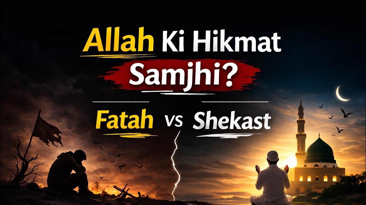 Allah Ki Hikmat Samjhi? | Fatah vs Shekast | Har Haar Me Chhupi Jeet | Islamic Motivational story 
