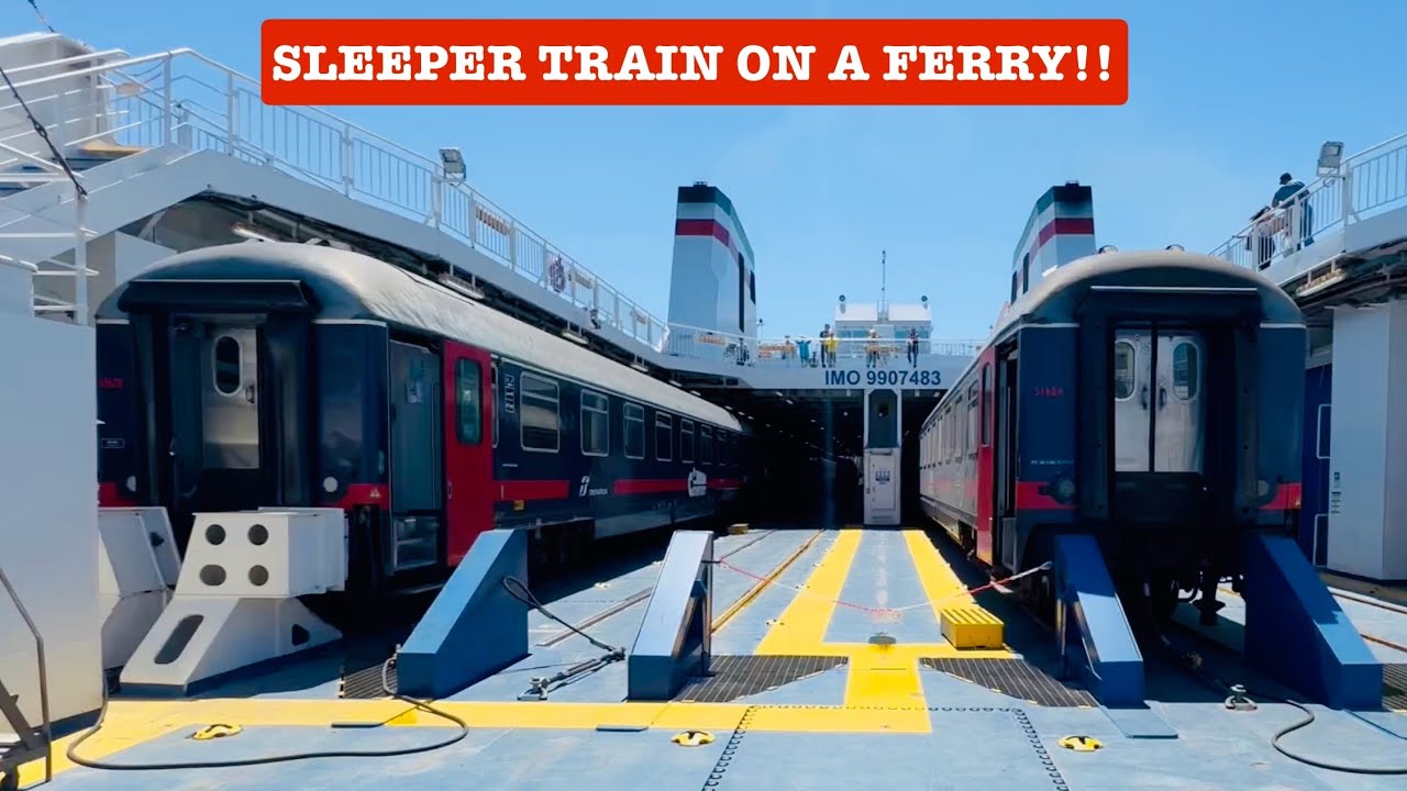Milan 🇮🇹 to Palermo 🇮🇹: 21 Hours Sleeper Train Journey 🚆 | Train & Ferry