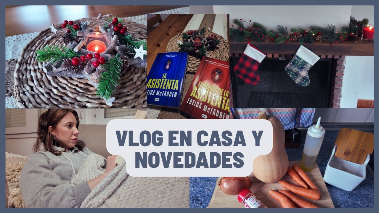 Vlog en casa: últimas compras, update lecturas y novedades 🏠🎄