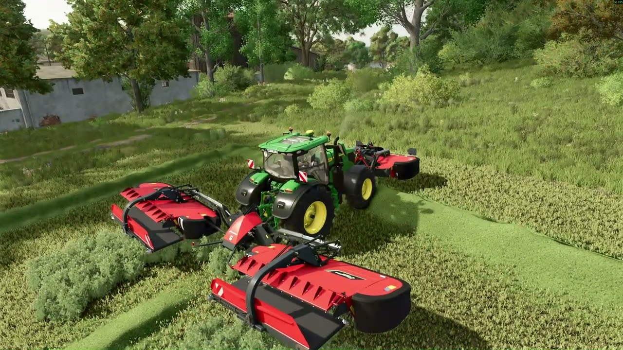 Farming Simulator 25    Hof Bergman  llegan las primeras vacas y empieza la  construcción de  tienda
