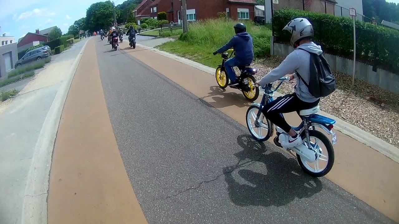 Rondrit 1ste groep bromfietsmeeting 09-06-2019