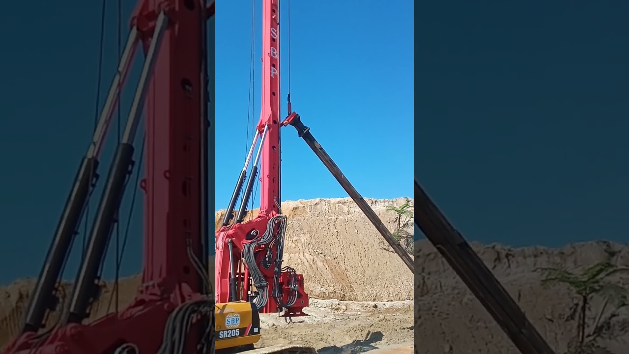Proses Pemasangan Kelly Bar Sany SR 205