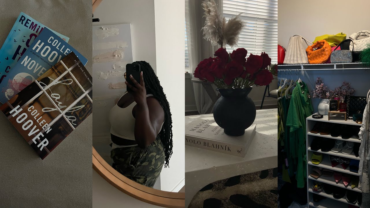 VLOG — NEW READS + CLOSET TOUR ( SOME WHAT ) + HAULS + TRYING NEW STUFF AT TRADER JOES  & MORE
