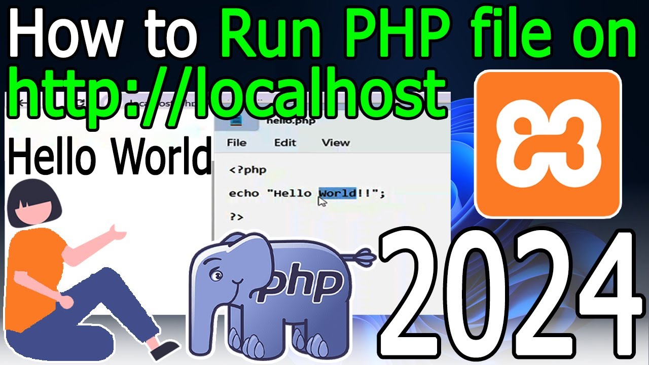 Как запустить PHP-файл на локальном хосте | Windows 10/11 [Обновление 2024] XAMPP-сервер localhost