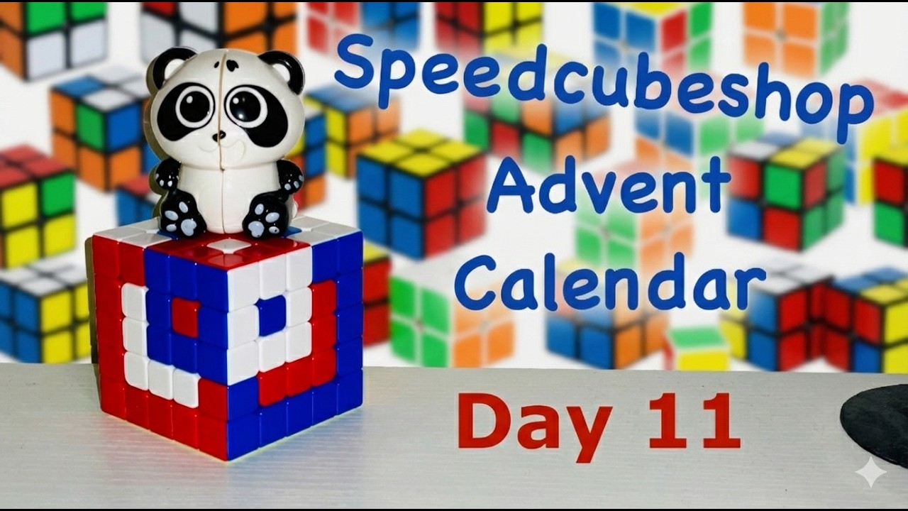 Распаковка, день 11, адвент-календаря Speedcubeshop #scsadventcalendar YuXin Panda 2x2