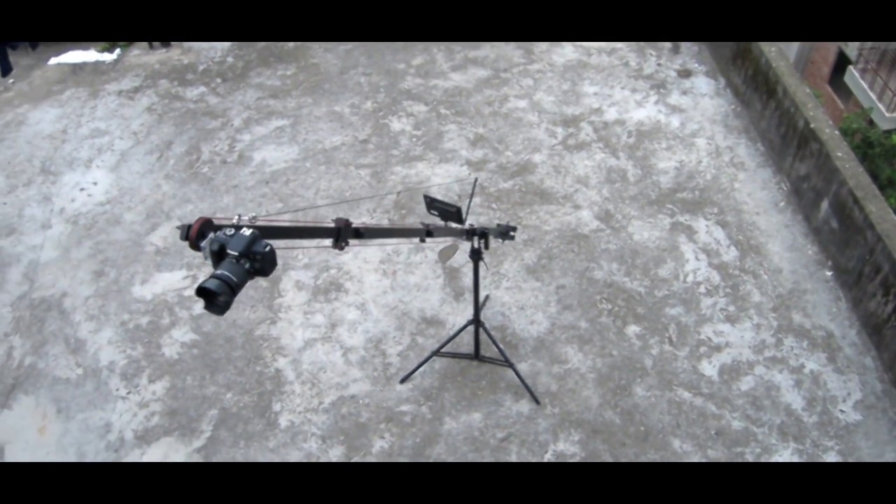 Homemade Camera Jib/ crane II HK TECH TV