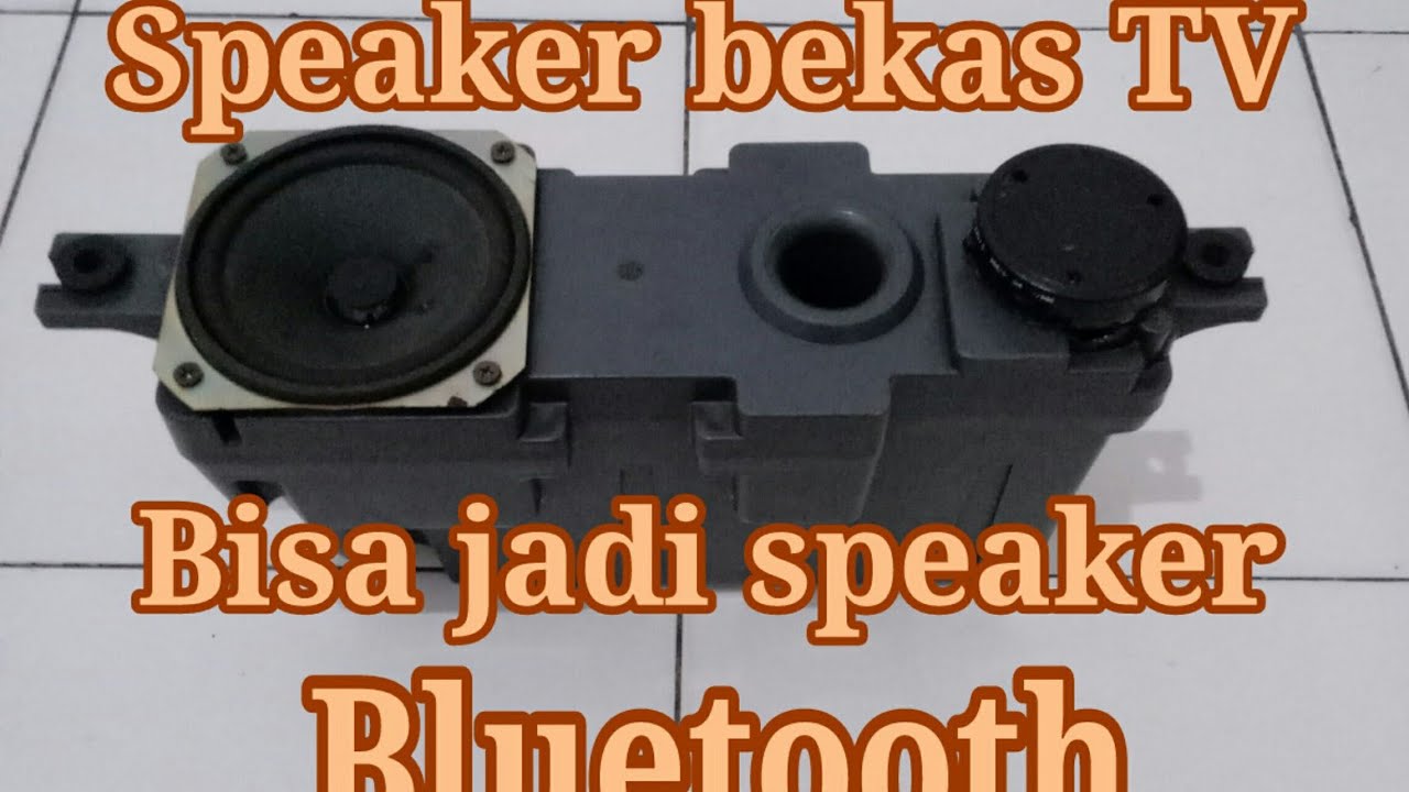 tutorial speaker bluetooth dari speaker bekas tv @CakSai