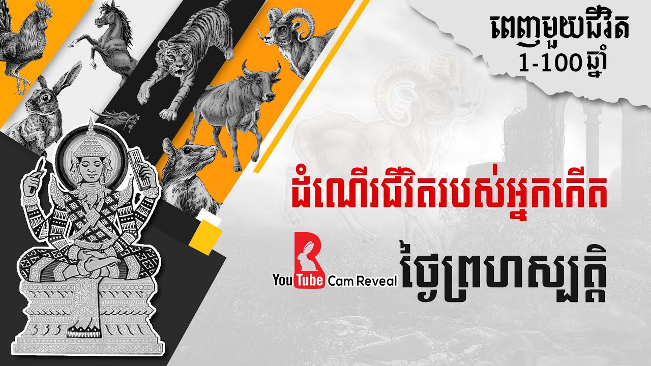 តម្រាសាស្ត្រពេញមួយជីវិតសម្រាប់អ្នកកើតនៅថ្ងៃព្រហស្បត្តិ, Khmer horoscope, ទំនាយខ្មែរ