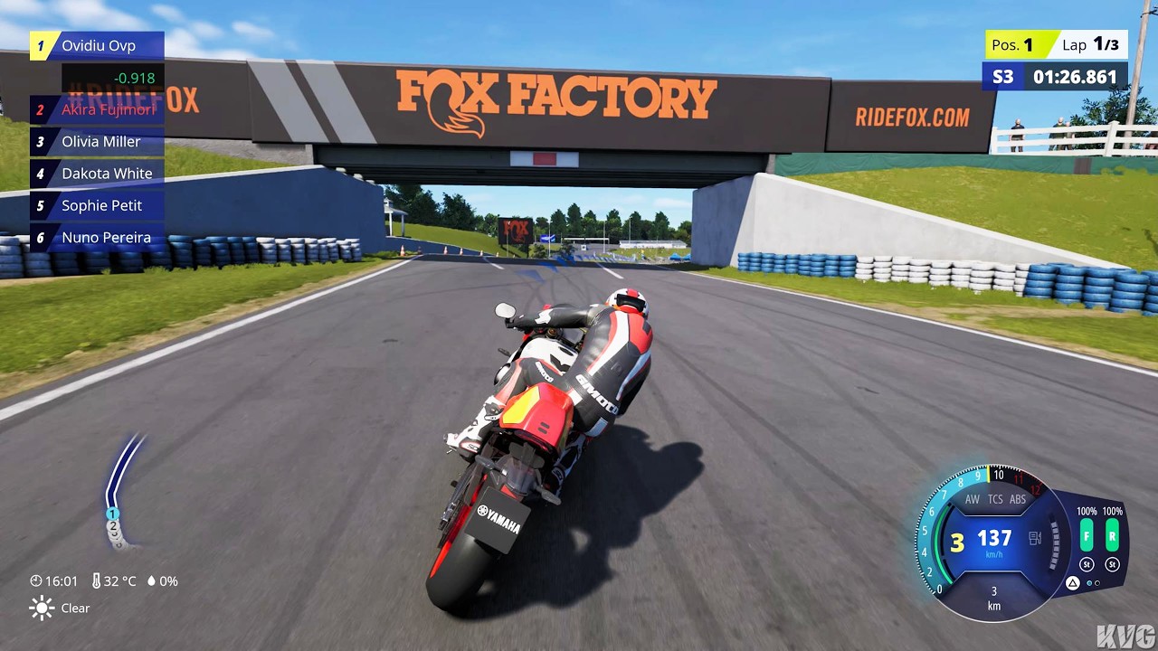 RIDE 6 - Yamaha XSR900 GP 2024 - Gameplay (PS5 UHD) [4K60FPS]