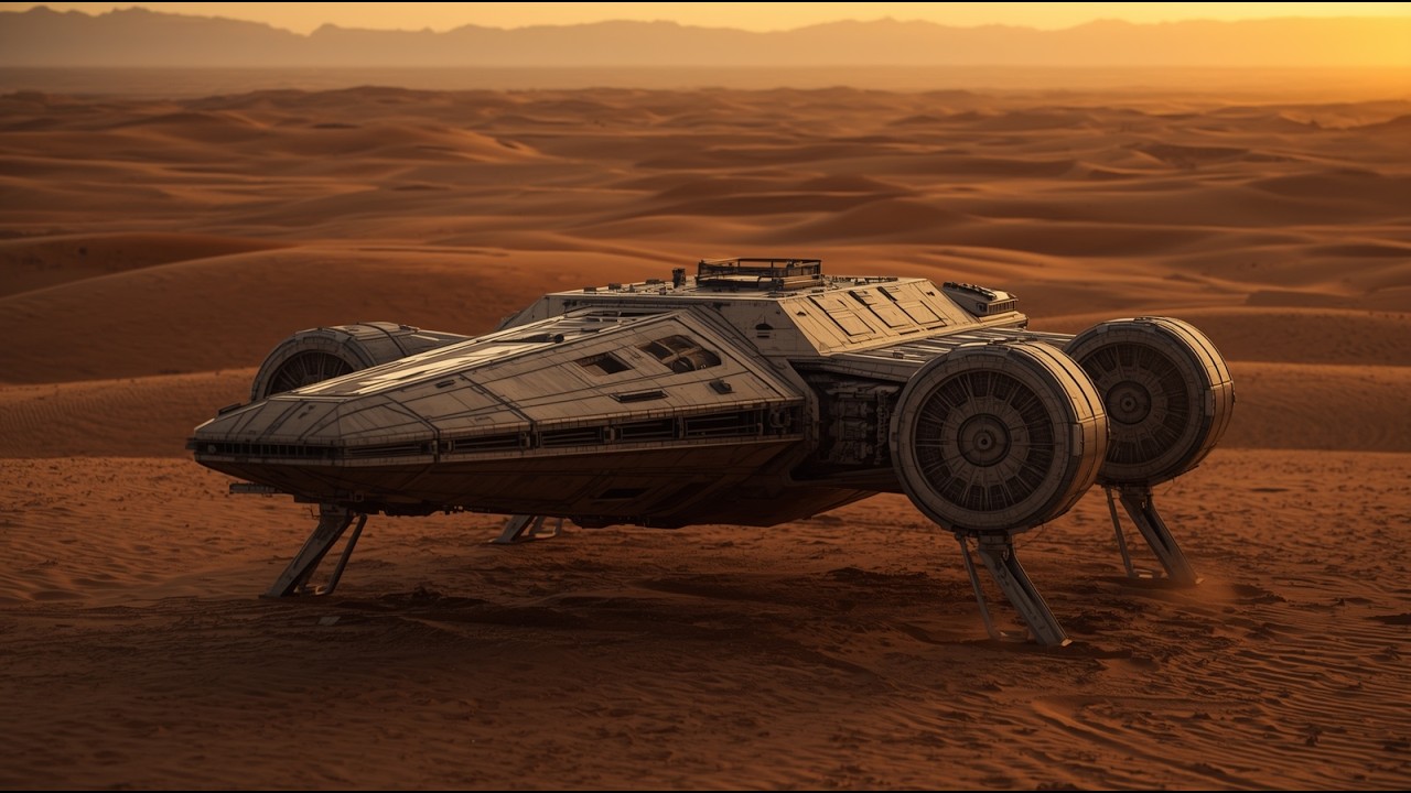 An Obsolete Spaceship Discarded in a Scrap Yard—A Human Mechanic Turned It Into a Weapon
