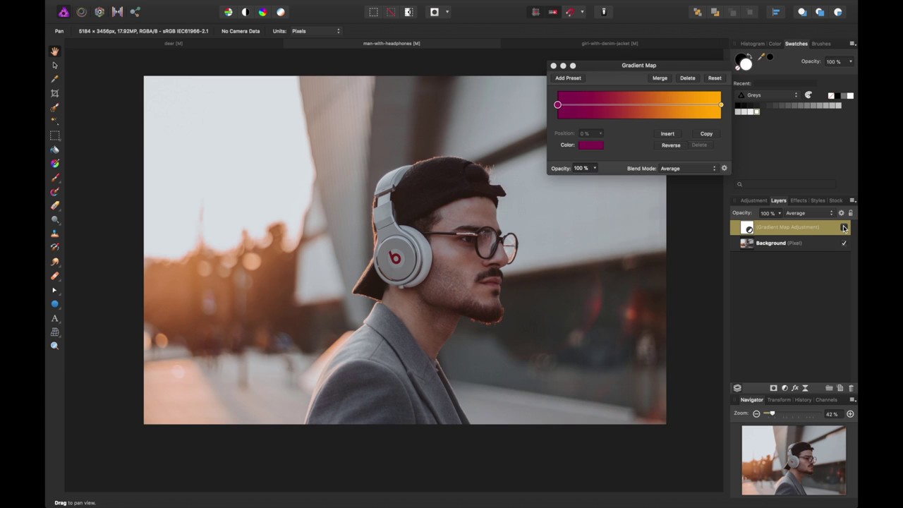 Understanding Gradient Maps in Affinity Photo