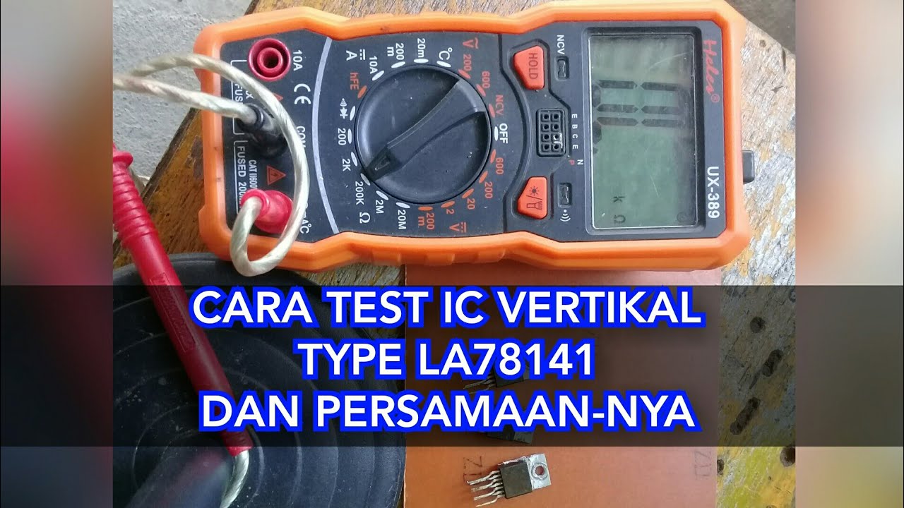 CARA TEST IC VERTIKAL LA78141