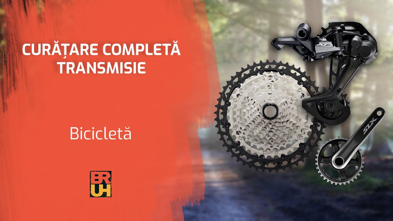 Curățare transmisie bicicletă în doar câteva minute