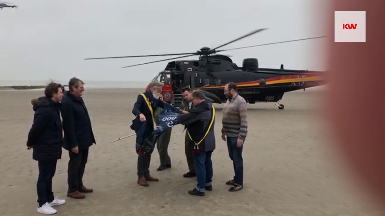 Warm en massaal afscheid van de Sea King