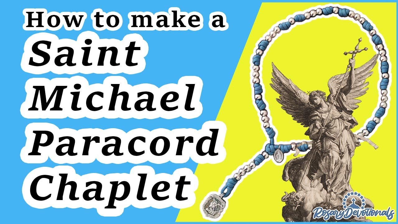 How to make a Saint Michael Paracord Chaplet - Paracord Tutorial