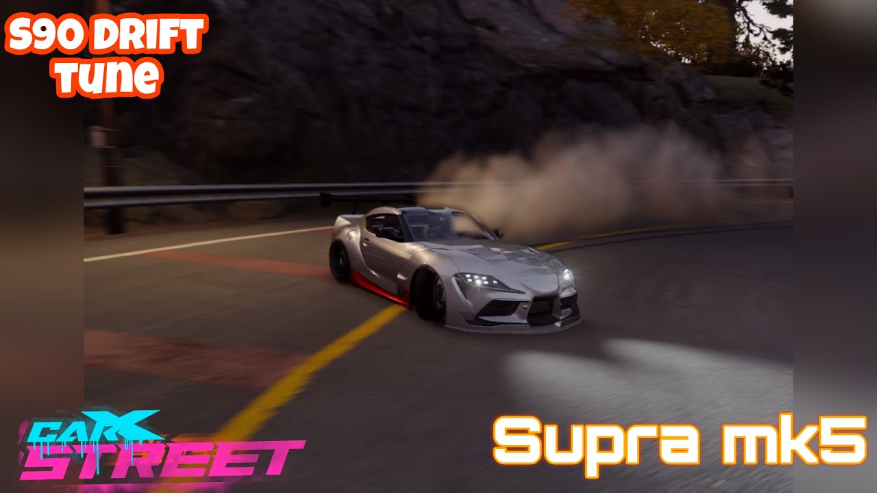 CarX street | Supra mk5 S90 tuning for Drifting engine and gearbox (Android and iOS)