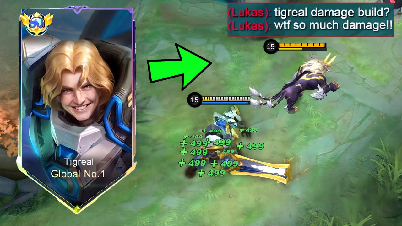 SORRY META LUKAS BUT YOU CAN'T ESCAPE FROM MY DAMAGE TIGREAL💀💀!! - Mobile Legends