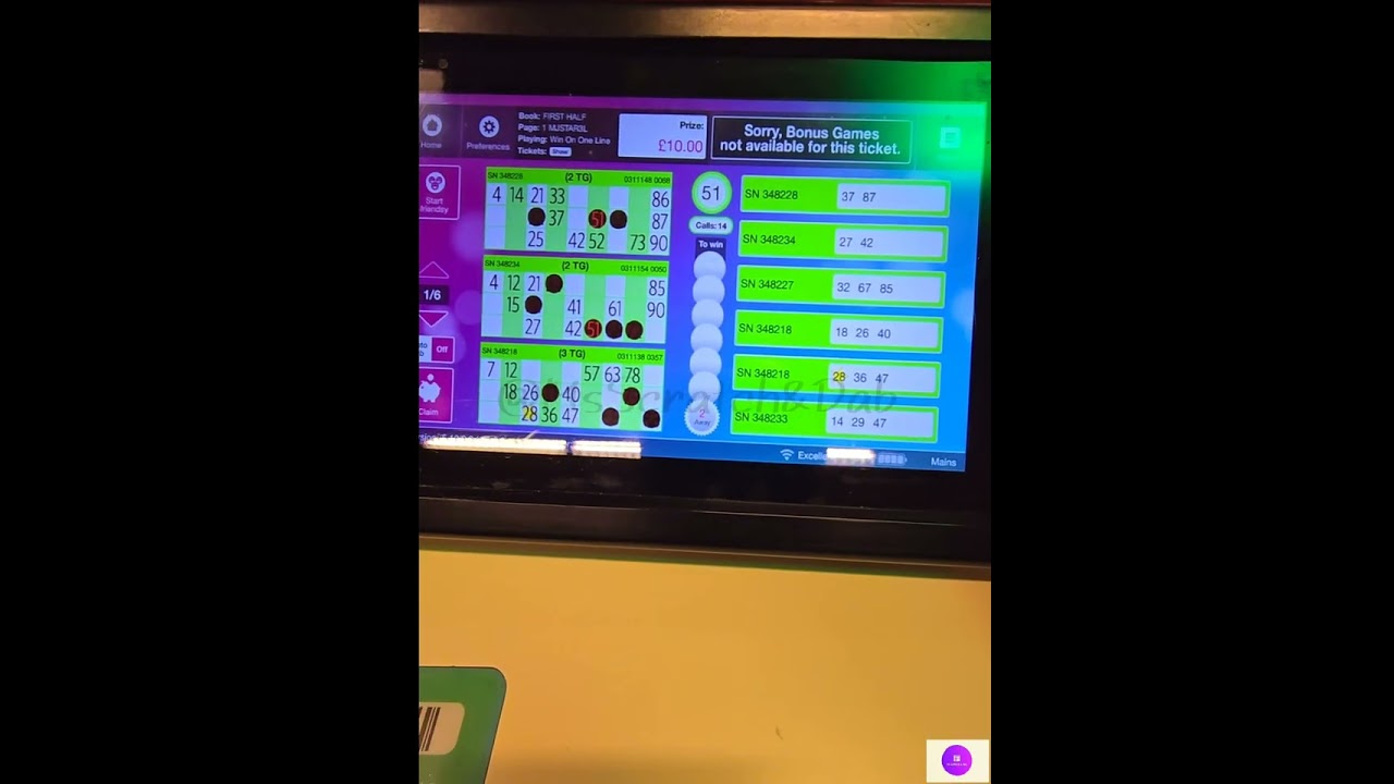 Bingo Game 3 Session 40 Naughty 40 UK bingo| MsScratch&Dab