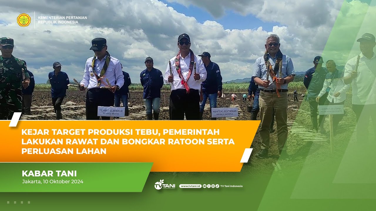 Mentan Pastikan Indonesia Swasembada Gula Konsumsi Tahun 2028
