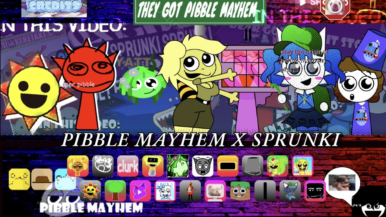 Incredibox - Pibble Mayhem x Sprunki (Sprunki Mayhem) - Gameplay Showcase