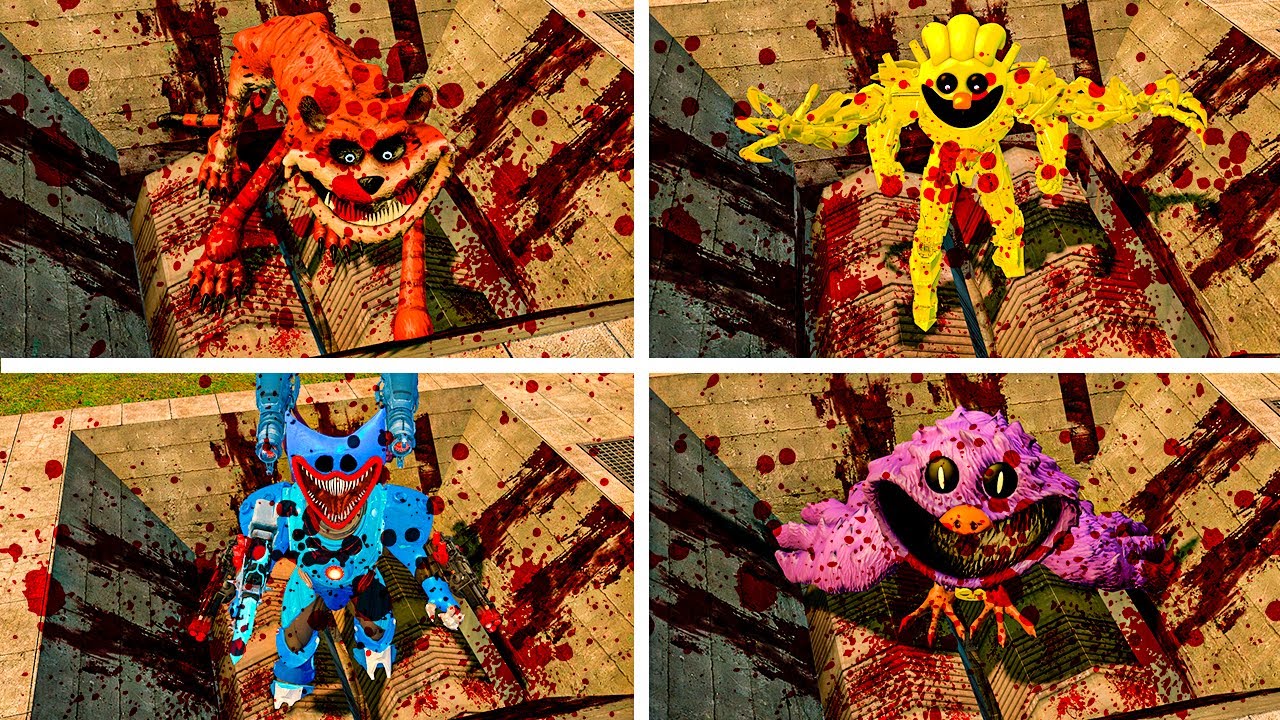 NEW ZOONOMALY MONSTERS FORGOTTEN SMILING CRITTERS TIRELESS TIGER AND PIGEON TORTURE in Garry's Mod