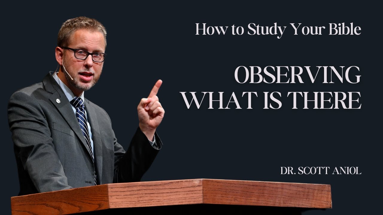 Observing What Is There
