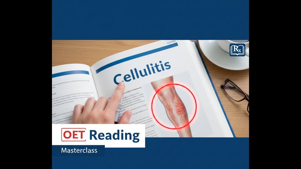 OET  Reading - Cellulitis with Answers