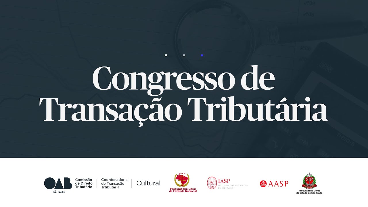 CONGRESSO DE TRANSAÇÃO TRIBUTÁRIA
