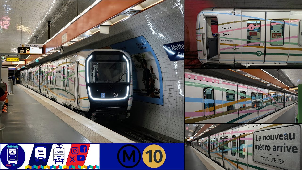 Les premiers essais du MF19 sur la ligne 10