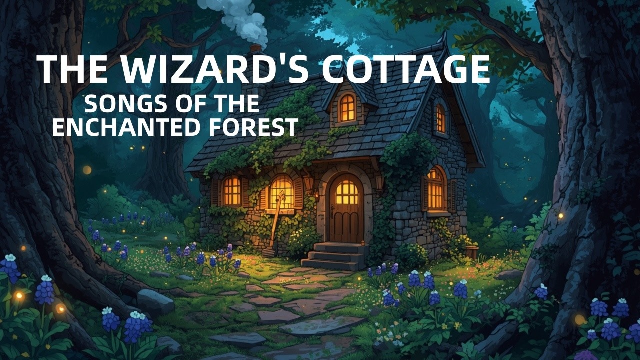 Cozy Medieval Music to Relax & Unwind | The Wizard's Enchanted Forest Cottage