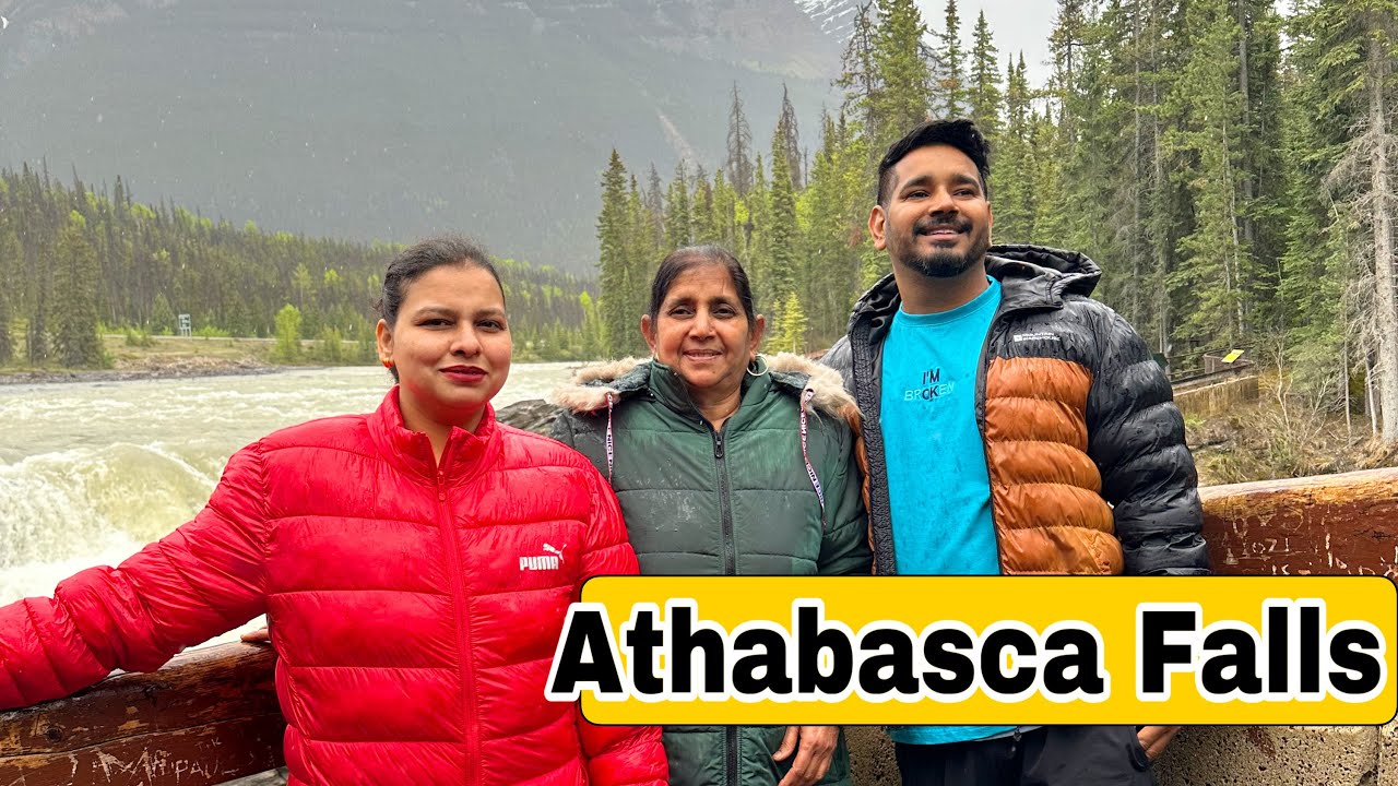 Hidden Waterfall In Alberta | Athabasca Falls 🇨🇦🇨🇦🇨🇦