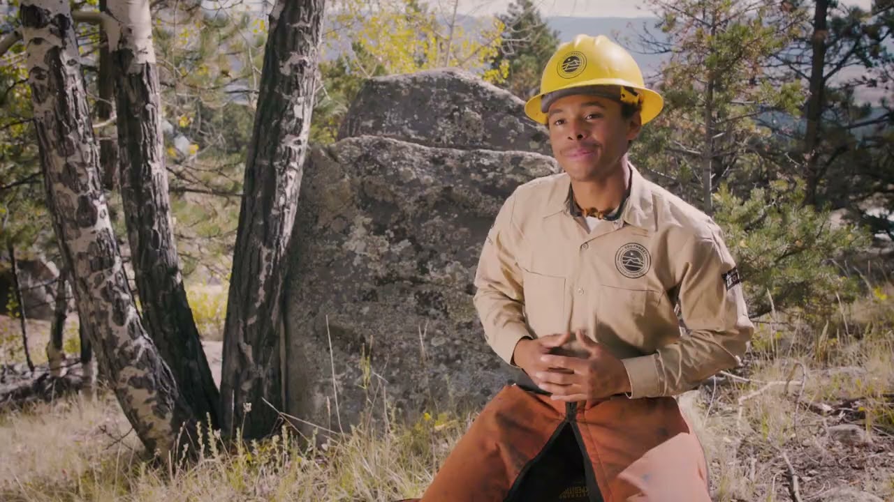 COSWAP - Colorado Youth Corps Association fire mitigation project outside Buena Vista