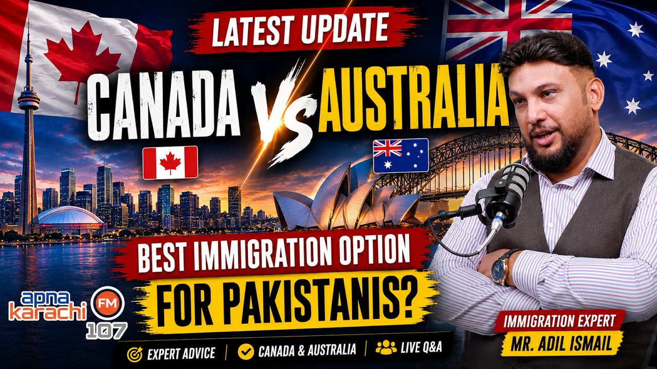 Immigration Expert Adil Ismail on FM107 Apna Karachi | Canada & Australia Immigration from Pakistan