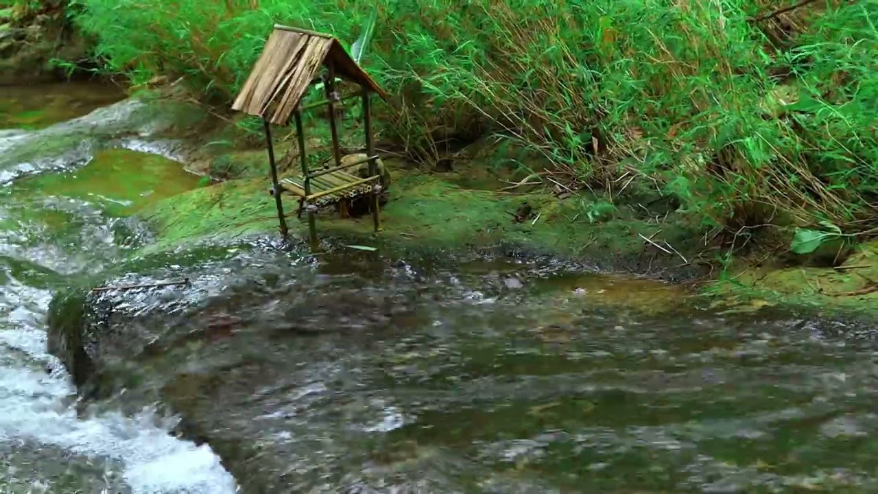 The most comfortable sound of flowing water for sleeping from the mountains #RelaxingSounds