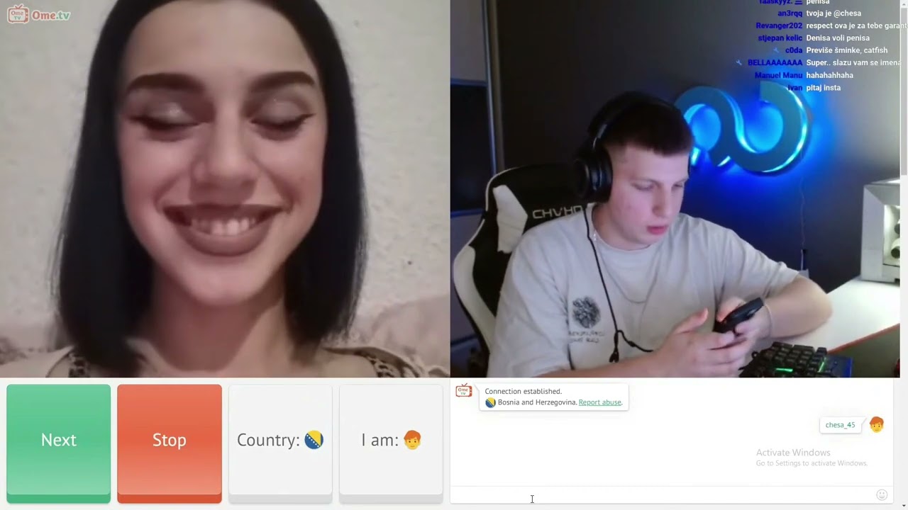 Chesa pronašao djevojku na omegle koja živi 10 minuta od njega?