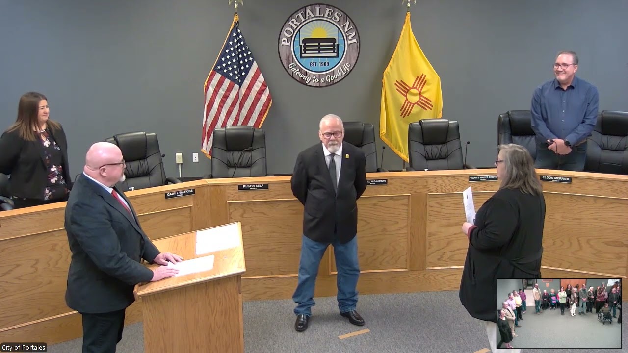 City of Portales Oath of office 1/2/2026