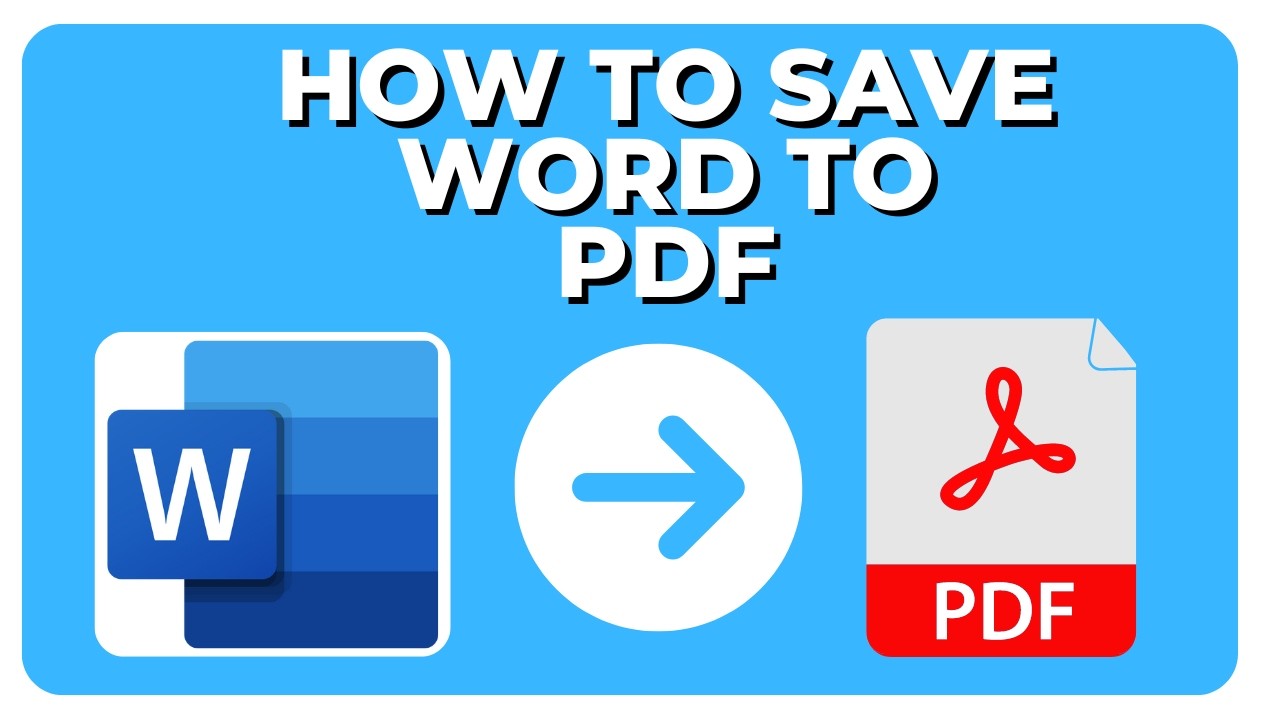 Как сохранить документ Word в формате PDF на Mac (2025)