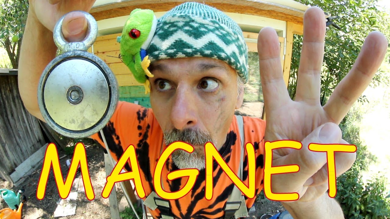 Magnet fishing - skutečná síla magnetu
