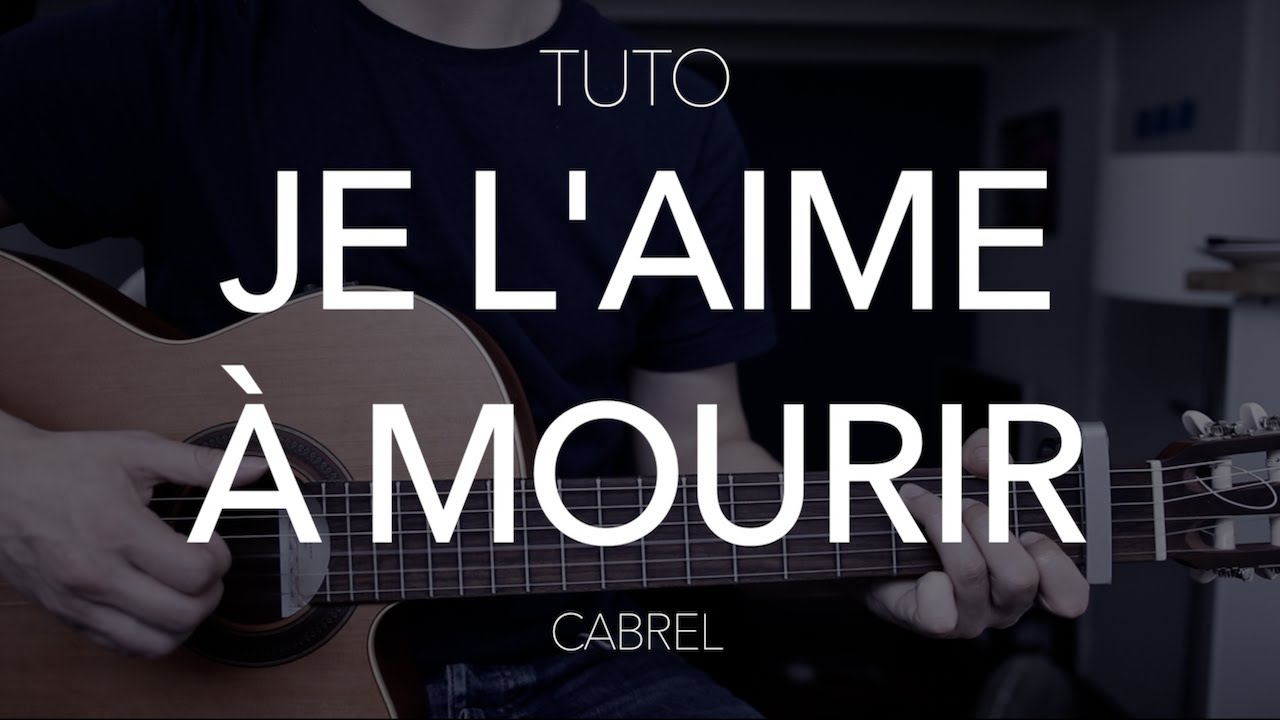 TUTO GUITARE SIMPLE : Je l'aime à mourir - Francis Cabrel